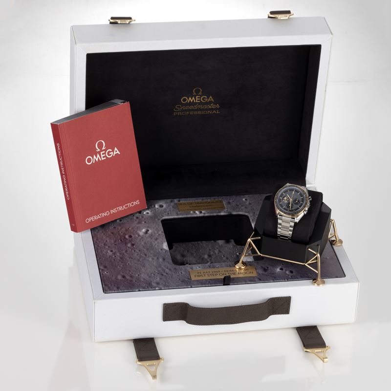 Raro Omega Speedmaster Apollo 11, ref. 31020425001001, 2019