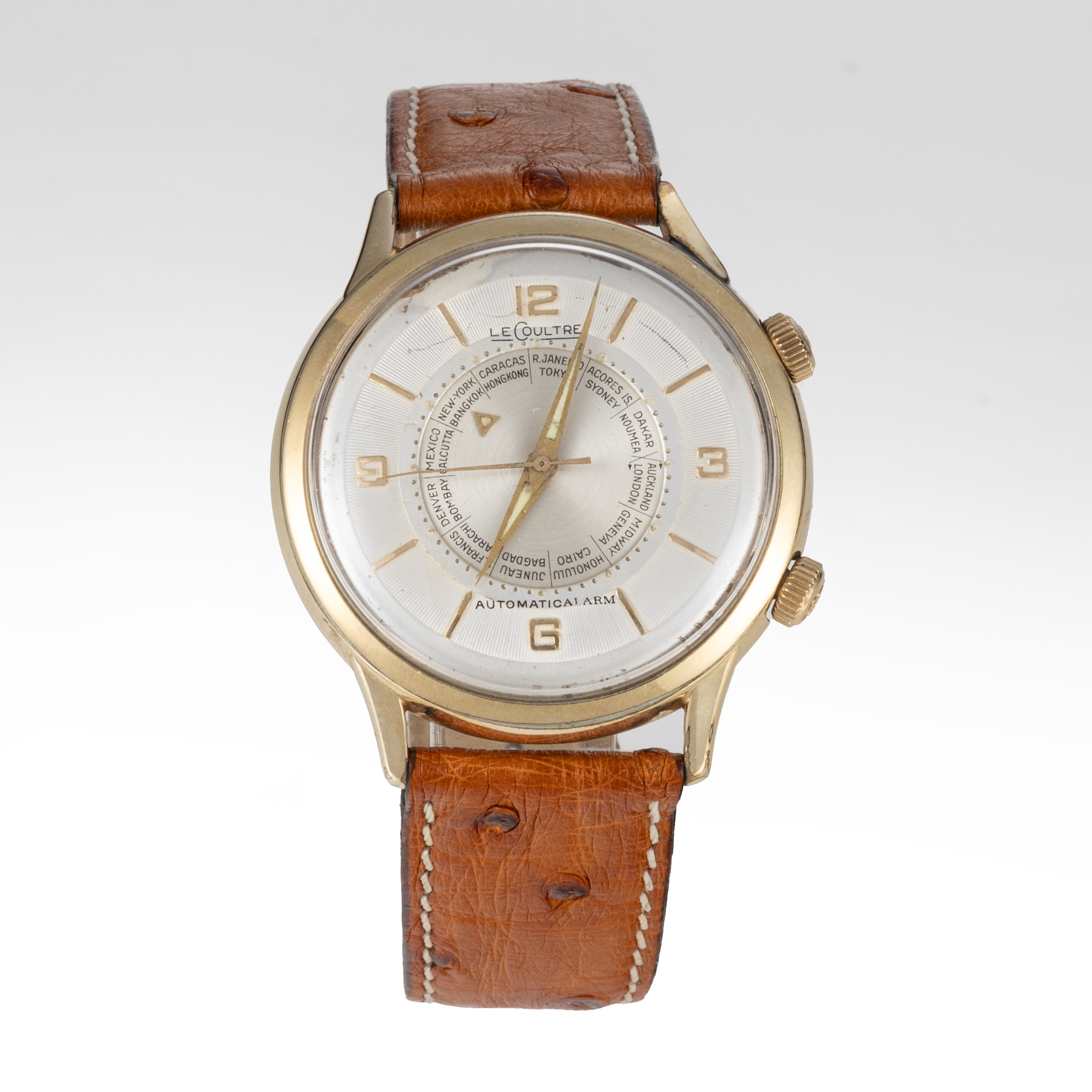 Jaeger LeCoultre Memovox Ore del Mondo, ref. 2265, anni Cinquanta