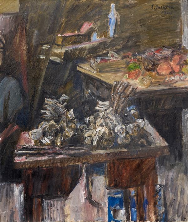 Enzo Faraoni - Natura morta nello studio