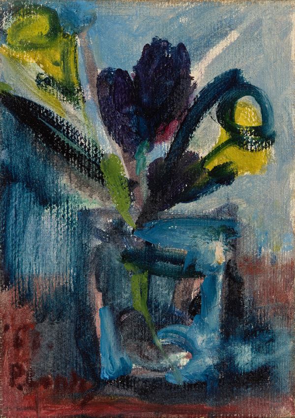 Primo Conti : Natura morta  (1968)  - Olio su tela - Auction XIX and XX Century Paintings and Sculptures - Casa d'aste Farsettiarte