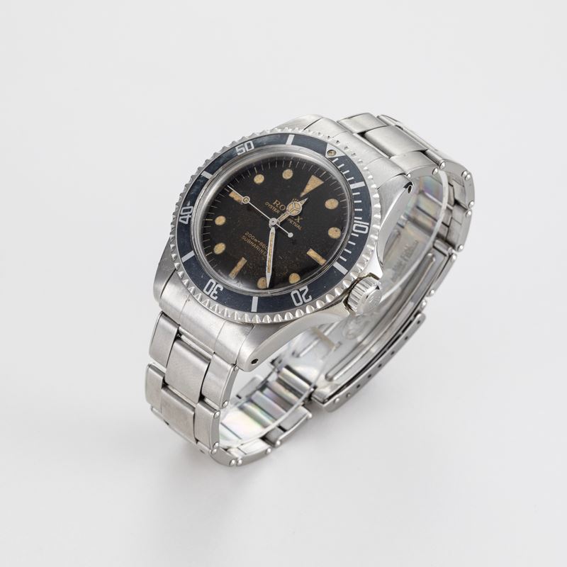 Raro Rolex Submariner, ref. 5513, 1964