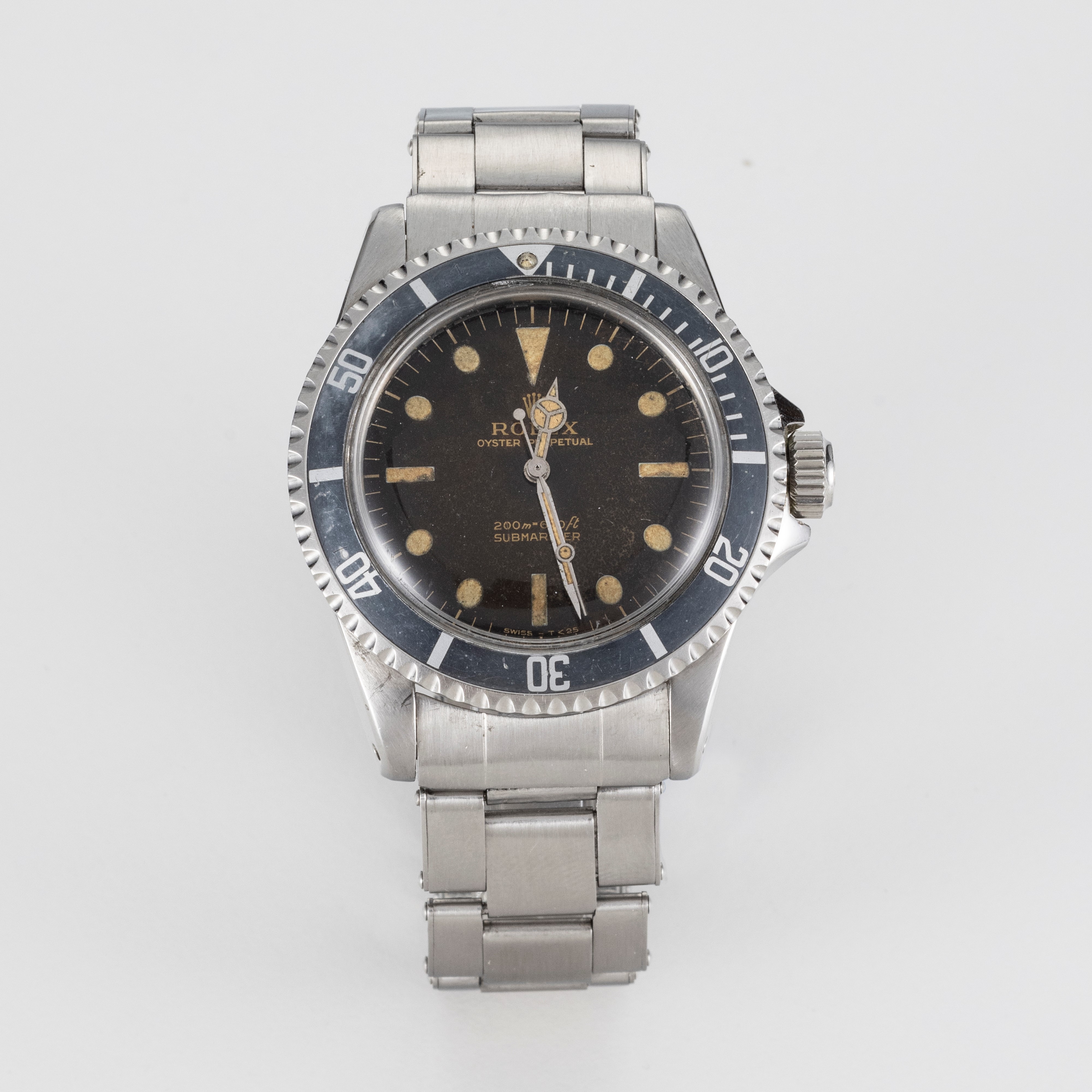 Raro Rolex Submariner, ref. 5513, 1964