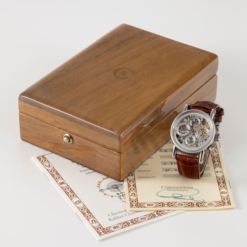 Raro Chronoswiss Crono Opus Squelette, ref. CH7523, anni Novanta