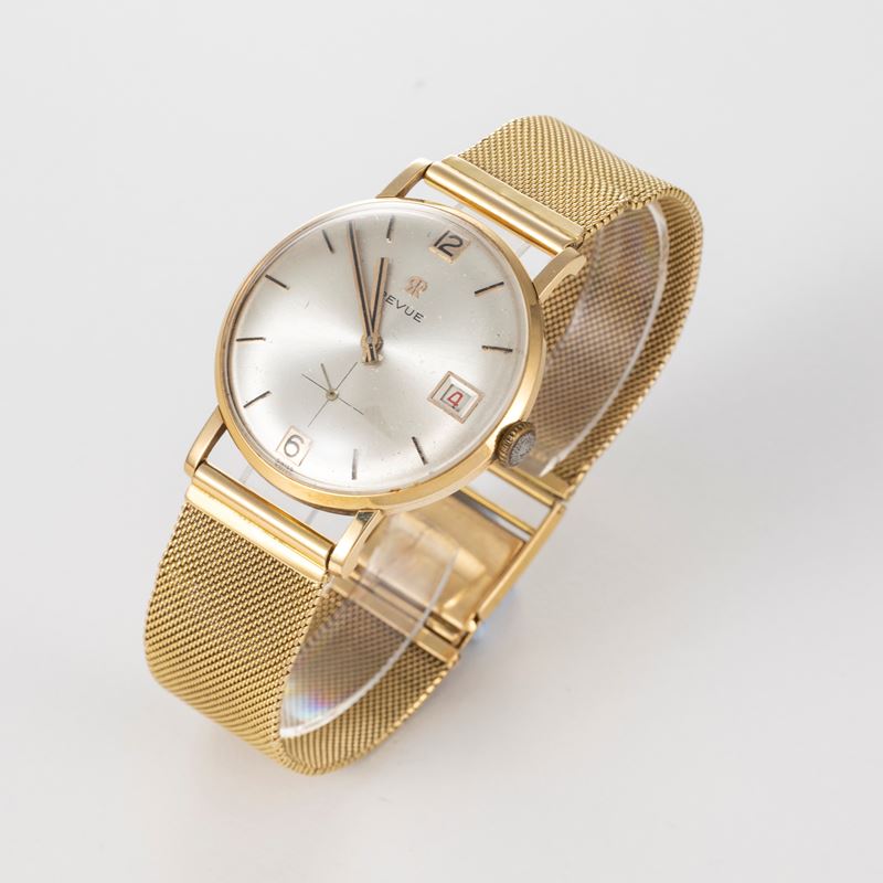 Revue orologio da polso in oro