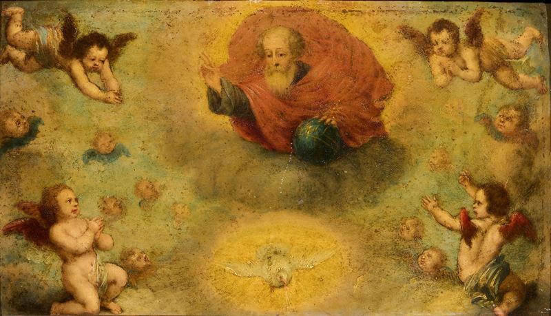 Padre Eterno con la Colomba dello Spirito Santo