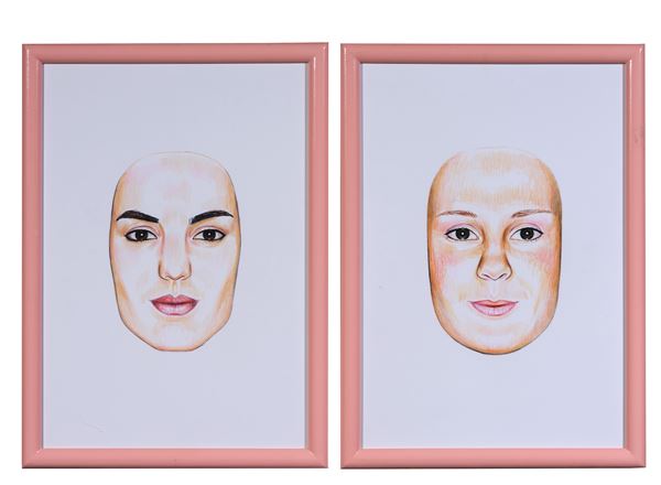 Izumi Chiaraluce - Due opere a soggetto «Volto»