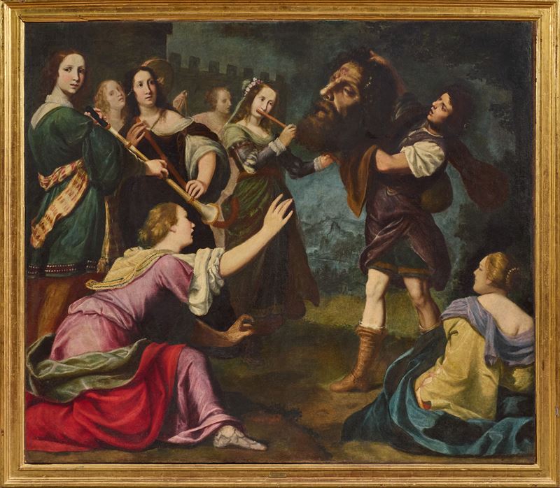 Scuola Fiorentina del XVII Secolo - Trionfo di David