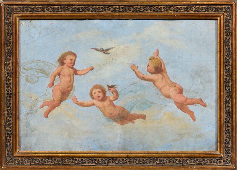 Gaetano Chierici - Studio con Putti