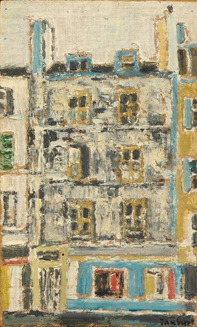 Paris - olio su tela applicata su cartone