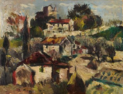 Paesaggio con Case