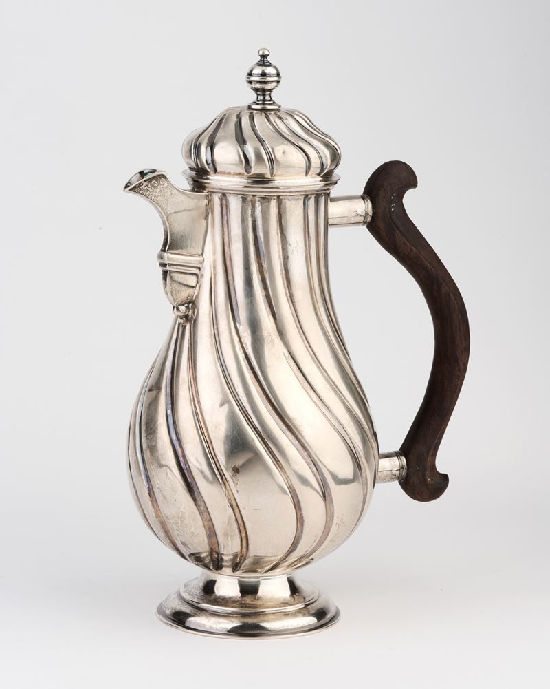 Caffettiera in argento