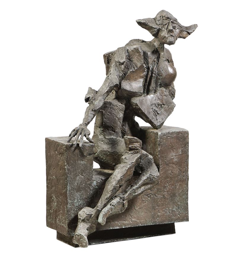 Arlecchino seduto