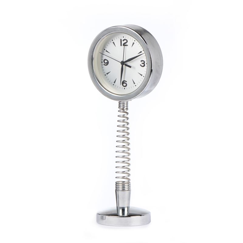Orologio da tavolo in acciaio
