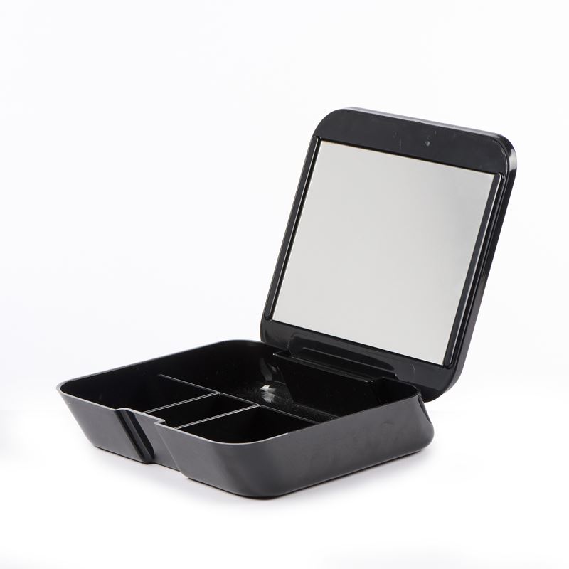 Makio Hasuike - Beauty-case in Plastica Nera e Specchio