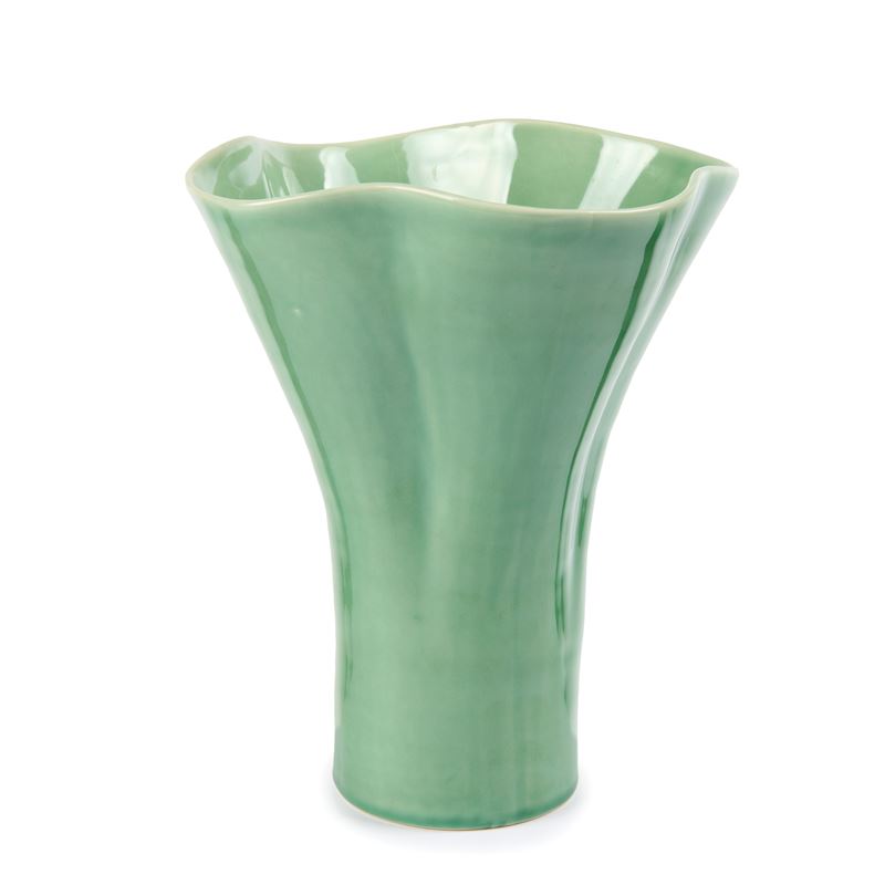 Vaso in Ceramica Verde
