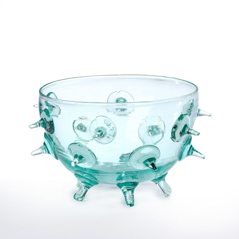 Vaso in Vetro Trasparente Colorato
