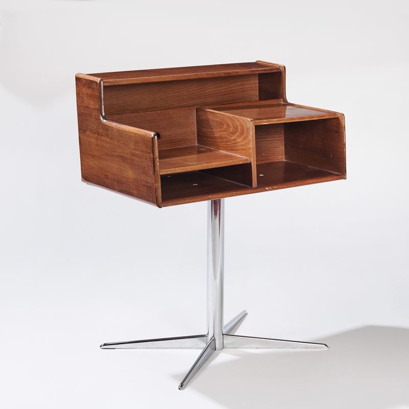 Mobiletto Contenitore in Legno e Metallo