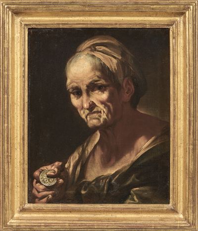 Vecchia con Moneta