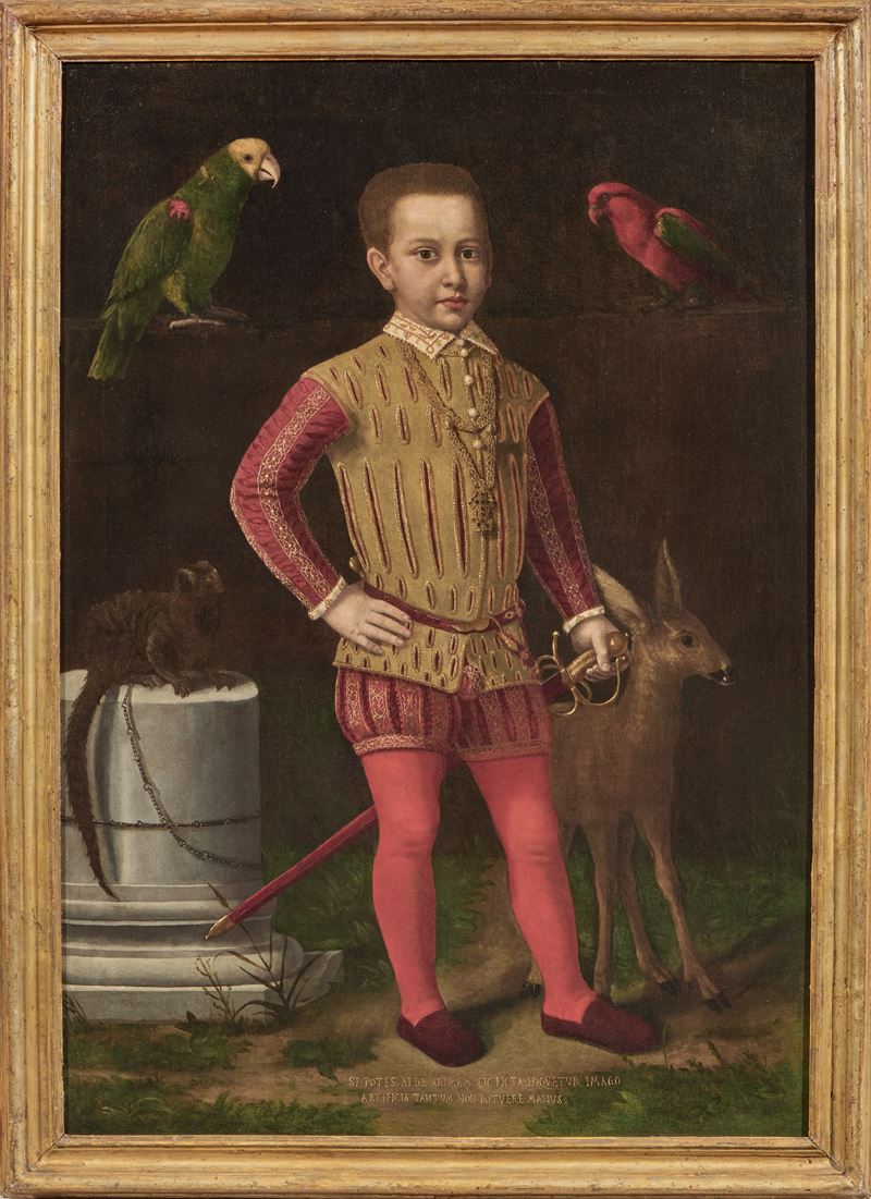 Scuola Emiliana Fine XVI Secolo - Ritratto di Giovane Nobile