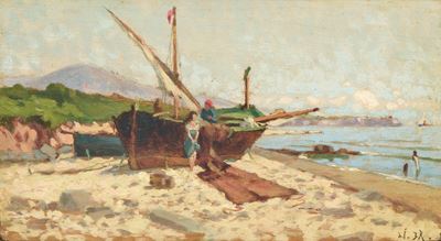 Barca sulla Spiaggia