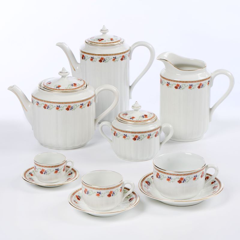 Richard Ginori servizio da caffè e tè in ceramica