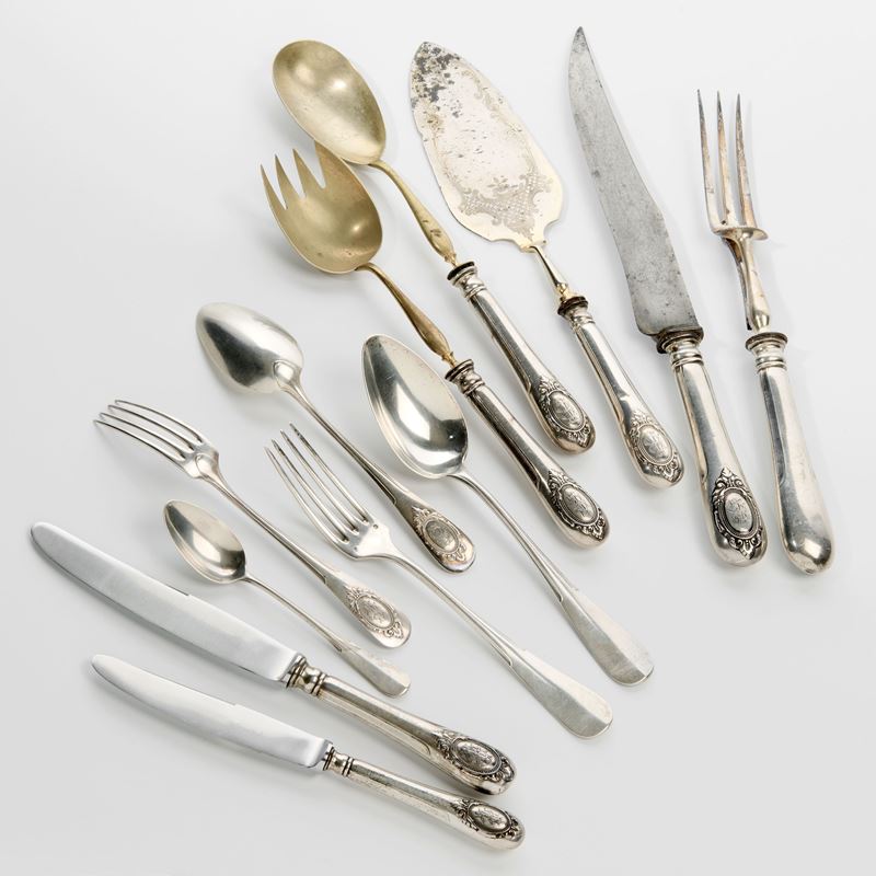 Servizio di posate in argento