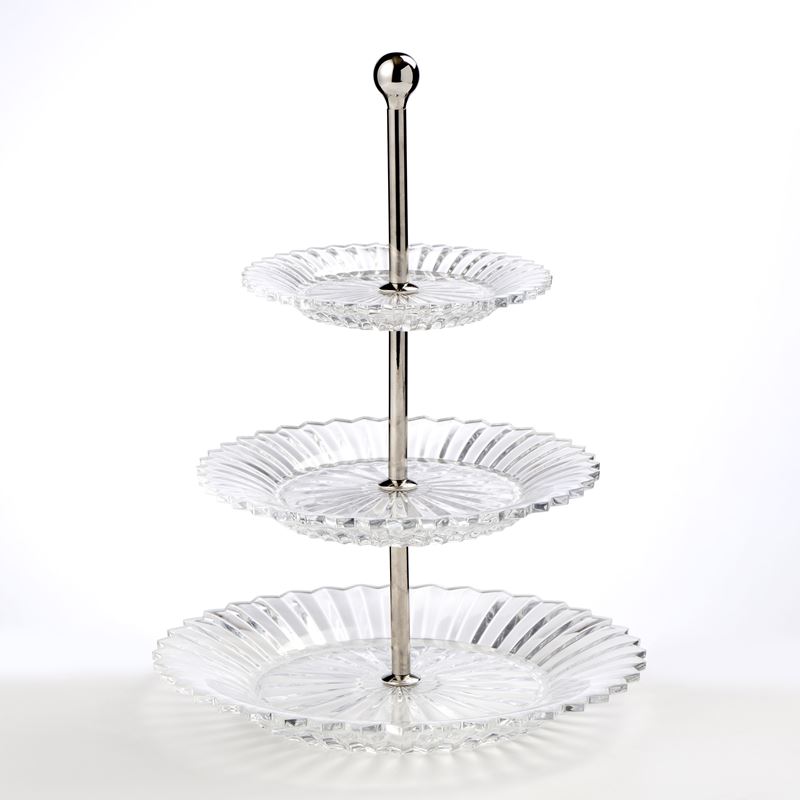 Baccarat "Mille Nuits" alzata in cristallo a tre piani