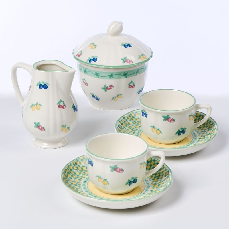 Richard Ginori "Boboli Garden" servizio da caffè in ceramica