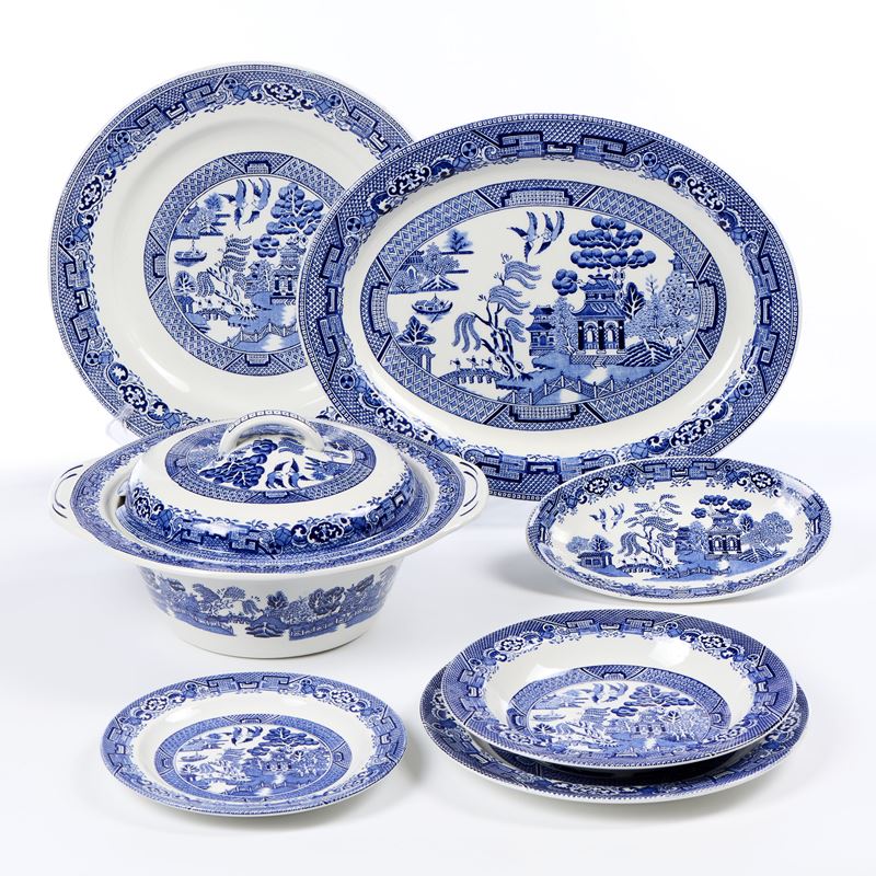 Wood & Sons "Blue Willow" servizio da tavolo in ceramica