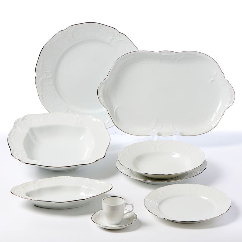 Rosenthal servizio da tavola in porcellana bianca