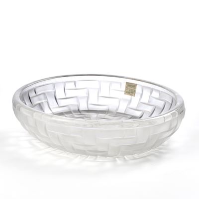 Lalique Centrotavola Ovale in Cristallo Satinato