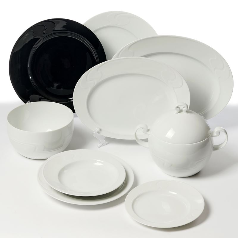 Rosenthal Studio-Line servizio da tavola in porcellana bianca e nera