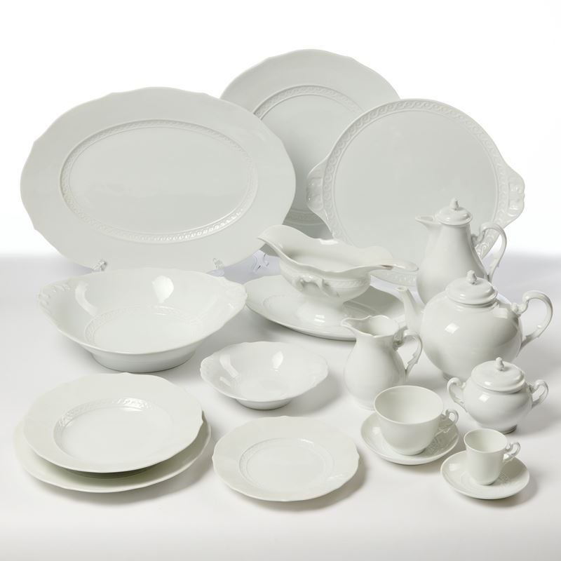 Richard Ginori 'Museo' servizio da tavola in ceramica bianca