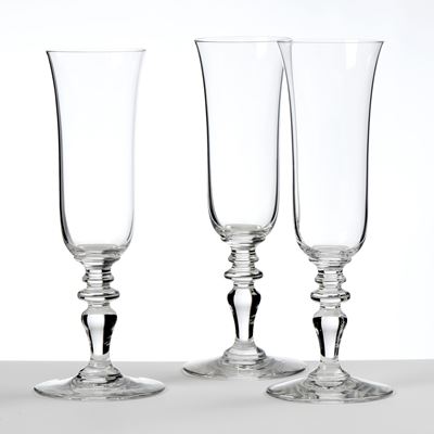 Baccarat, “Provenza” – dodici flûte in cristallo trasparente