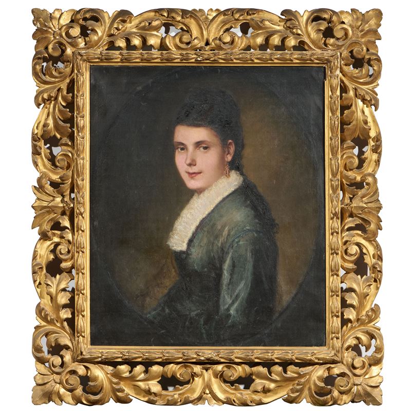 Ignoto del XIX Secolo - Ritratto di Giovanetta