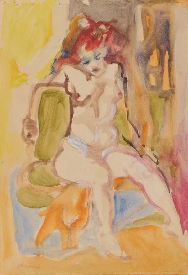Mino Maccari - Nudo