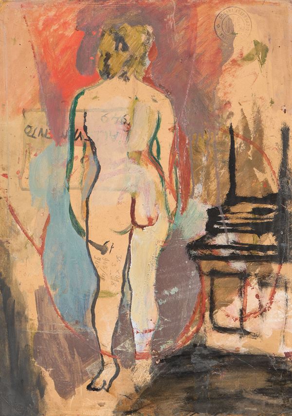 Mino Maccari - Nudo