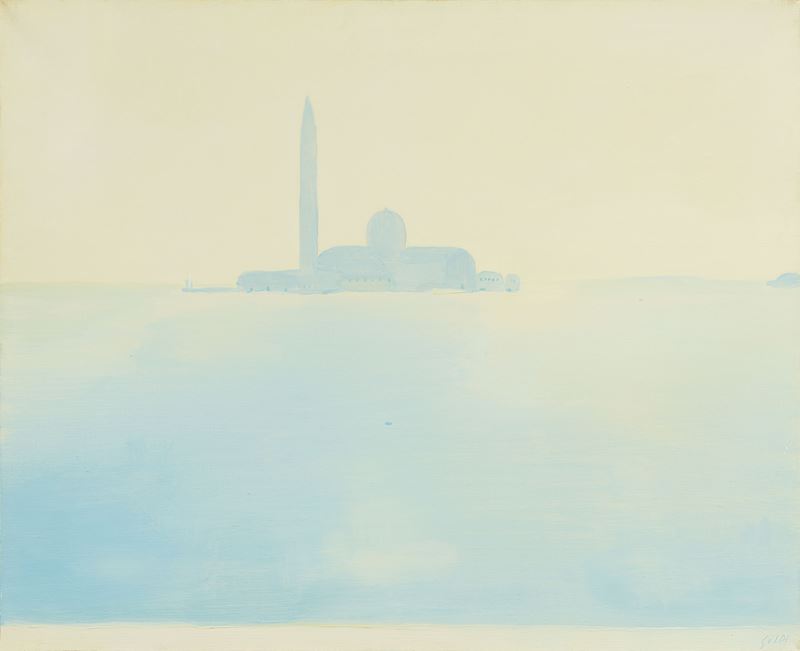 Virgilio Guidi - Marina di San Giorgio, olio su tela, 1957-59