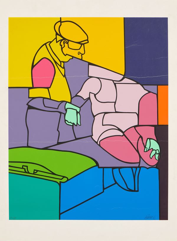 Valerio Adami - Due grafiche