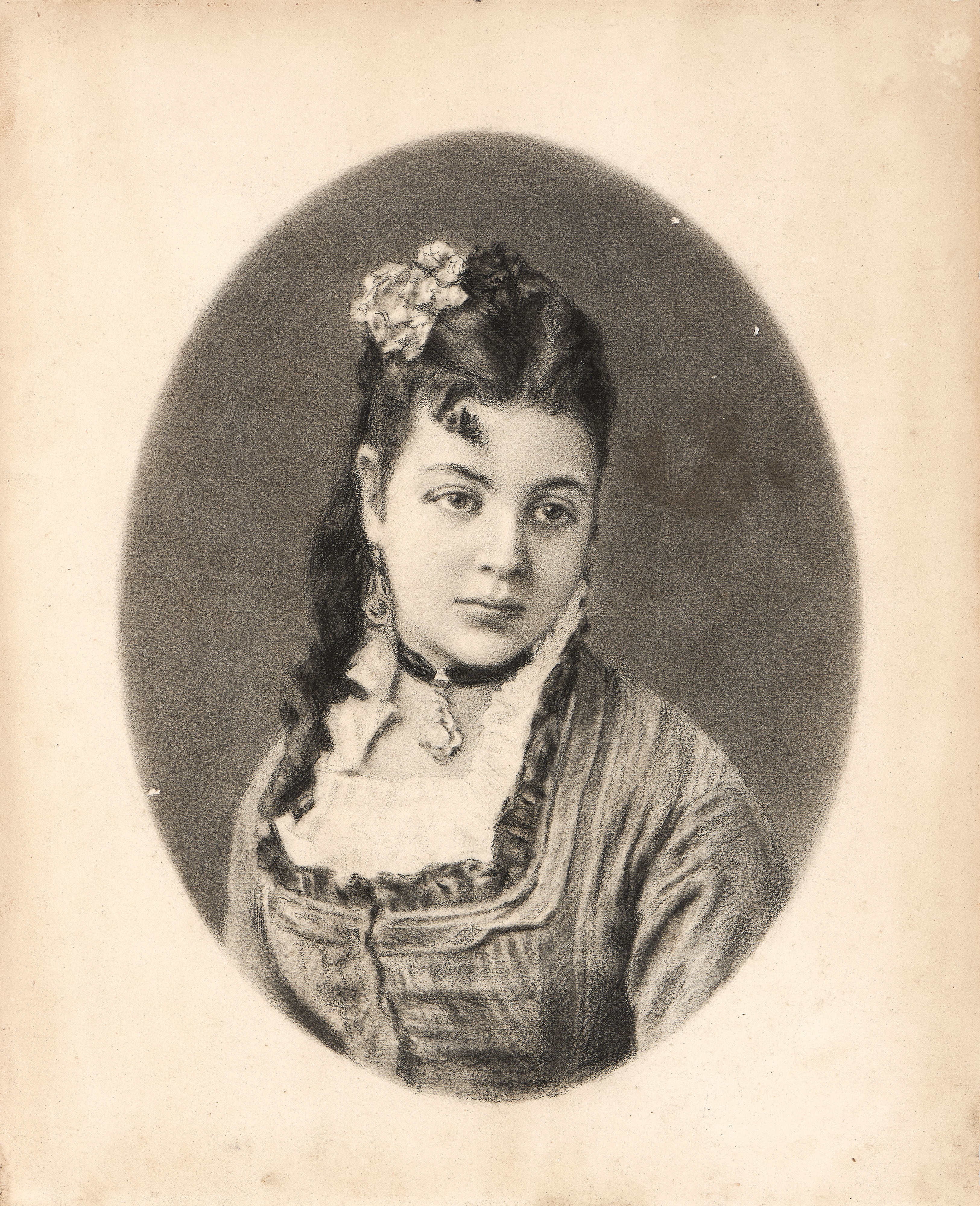 Edoardo Chiossone - «ritratto di Celeste Carissimo» e «ritratto di Isabella Carissimo»