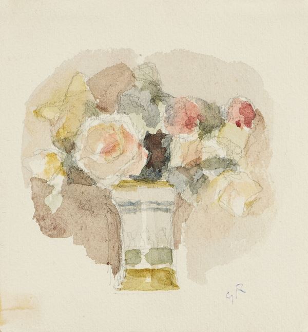 Giovanni Romagnoli - Due disegni a soggetto «Fiori»