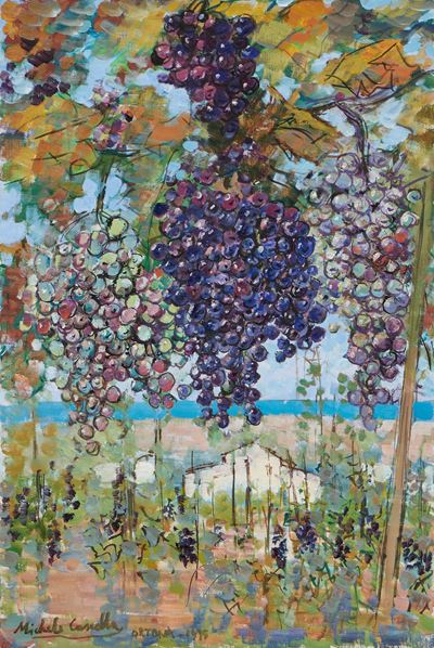 Senza titolo, olio su tela, 1975