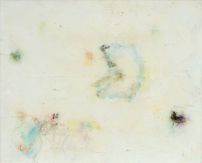 Ancora su evadere/avvampare (tecnica mista su compensato), 1969