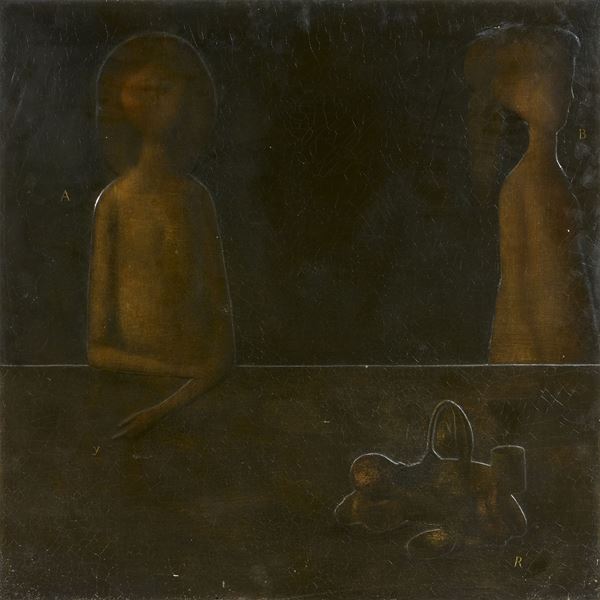 Antonio Bueno : Le amiche  (1968)  - Olio su rilievi - Asta Dipinti, Disegni, Sculture e Grafica - Casa d'aste Farsettiarte