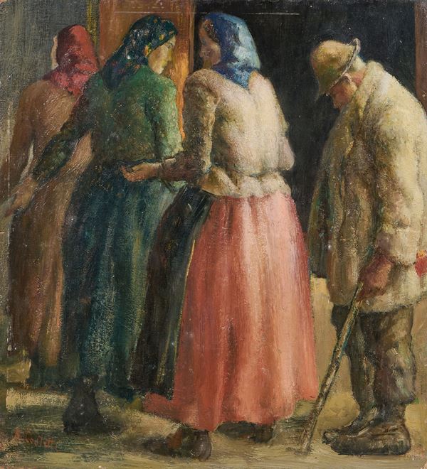 Romeo Costetti - Mendicanti e contadini