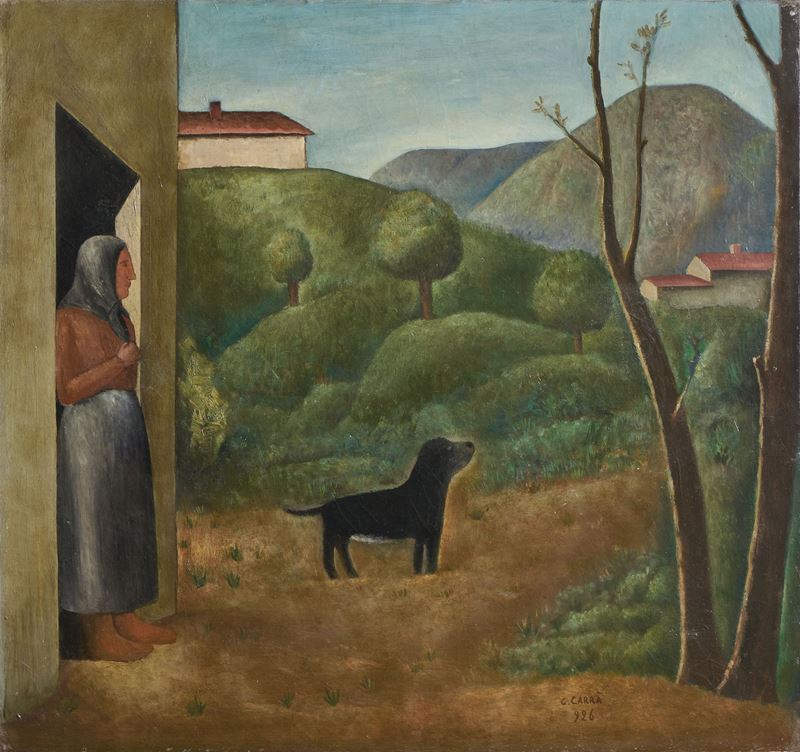 Carlo Carrà - L'attesa