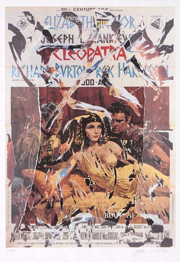 Mimmo Rotella - Cleopatra