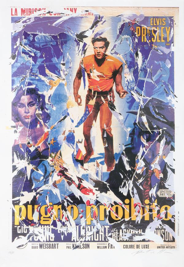 Mimmo Rotella - Pugno proibito