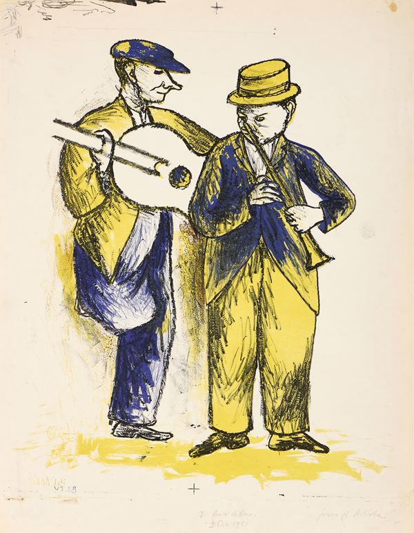 Ottone Rosai - Suonatori