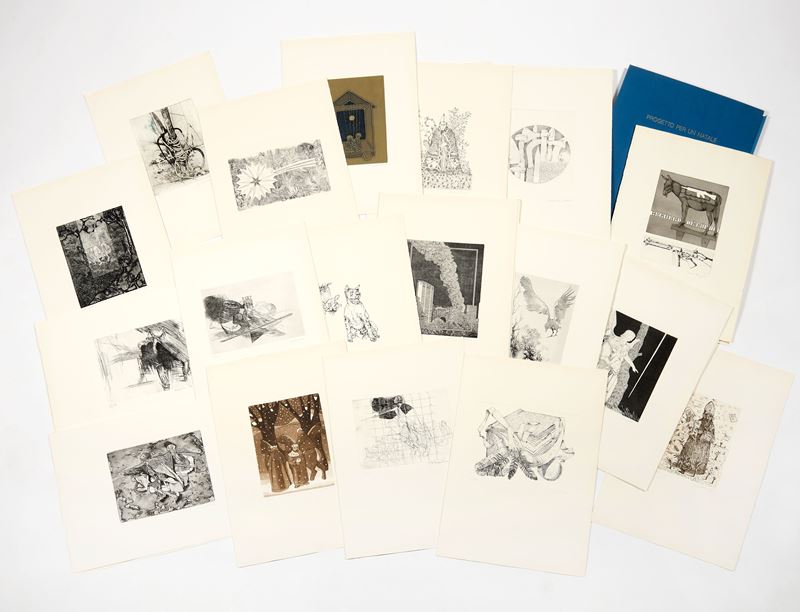 Cartella «Progetto per un Natale. Poesia e profezia del presepe», 1976